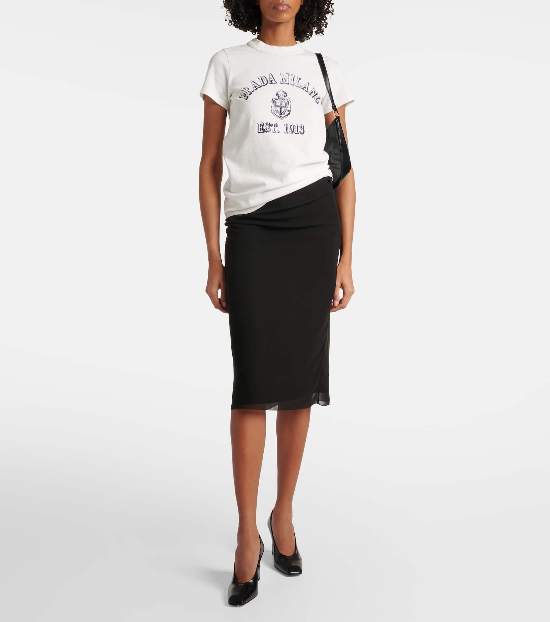 Printed cotton jersey T-shirt - 2