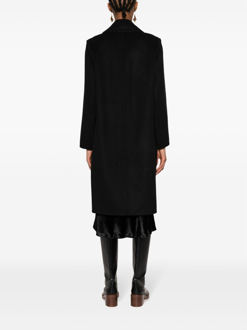 notched-lapel trench coat 4