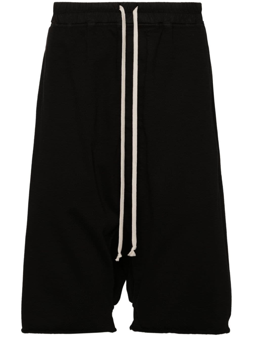 drop-crotch cotton shorts - 1