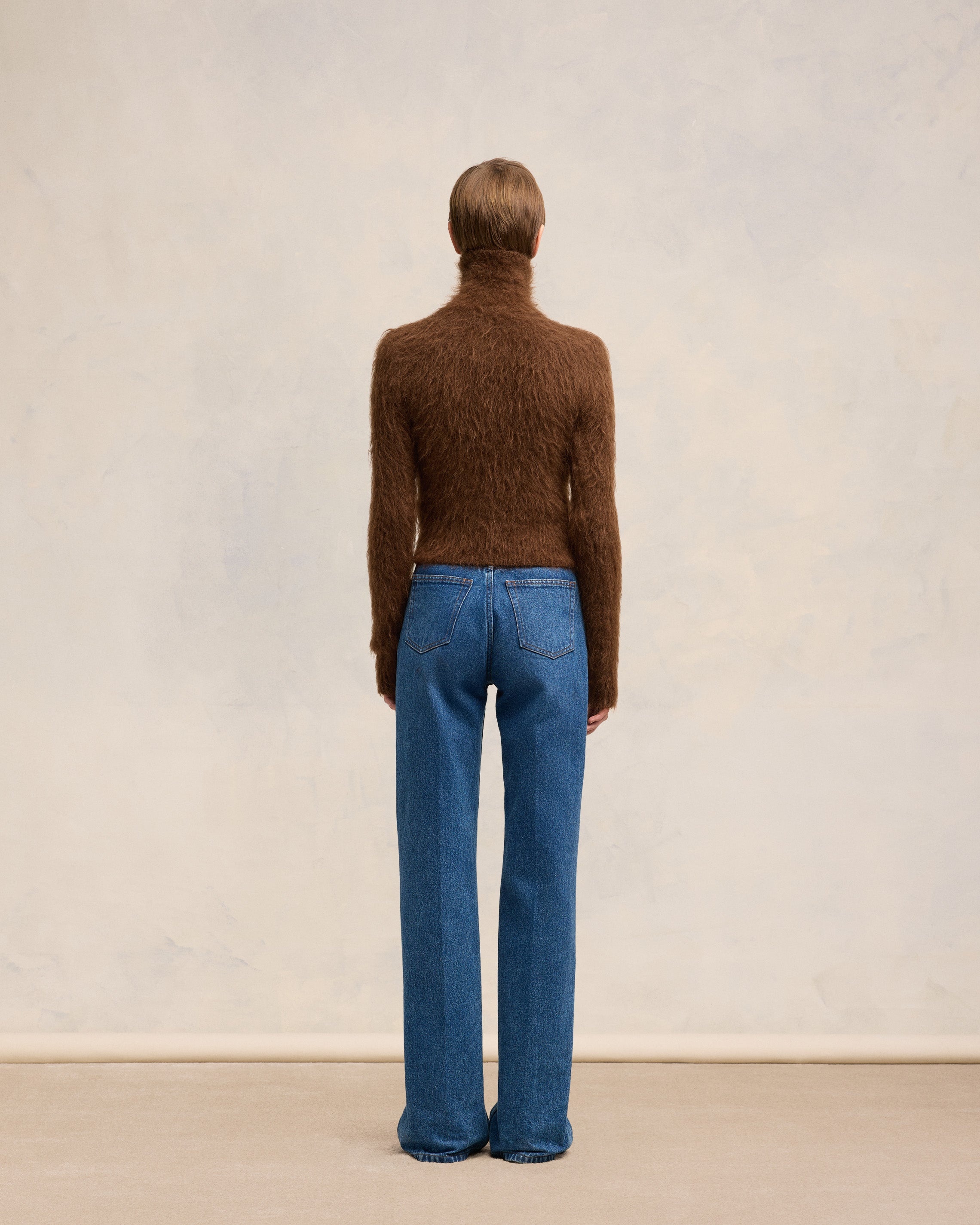 ALPACA MOHAIR BRUSHED SWEATER - 5