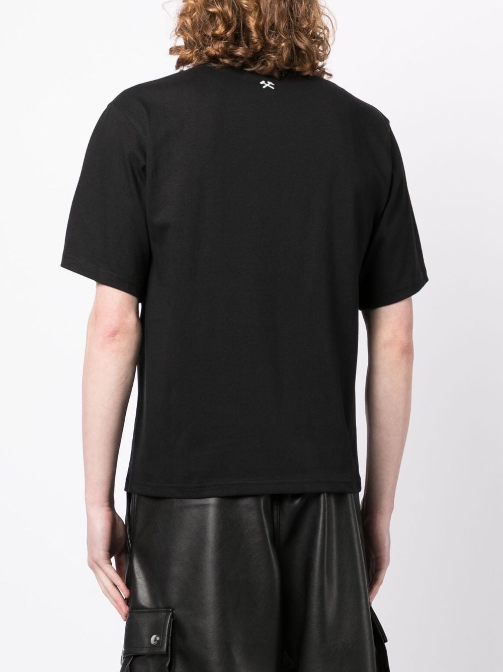 logo-print crew-neck T-shirt - 4