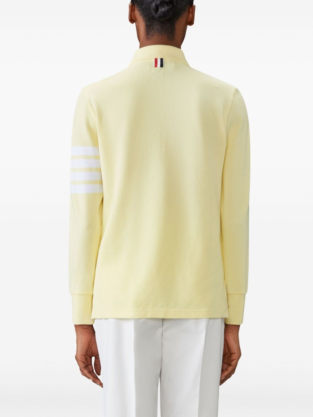 4-Bar long-sleeved polo top - 3