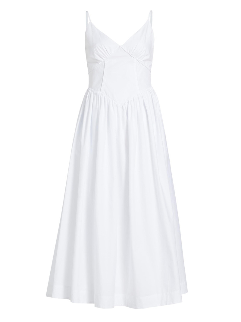 Women's Becker Princess Waist Midi-Dress - White 1