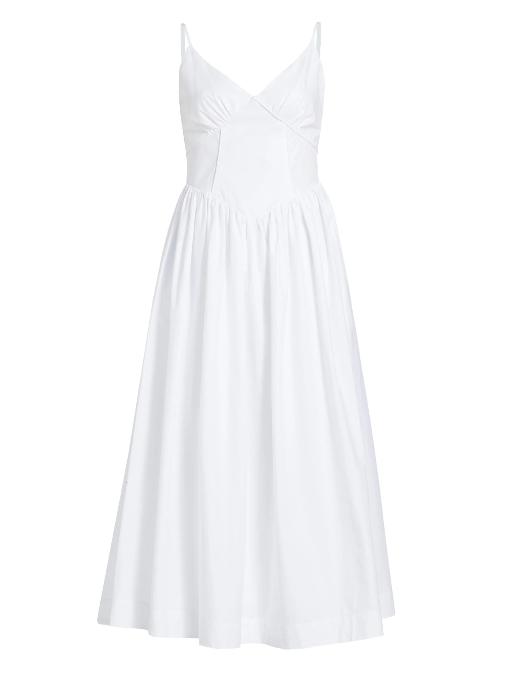 Women's Becker Princess Waist Midi-Dress - White - 1