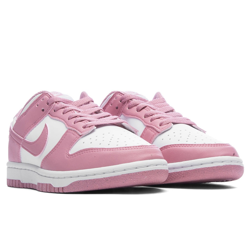 WOMEN'S DUNK LOW - WHITE/ELEMENTAL PINK - 2