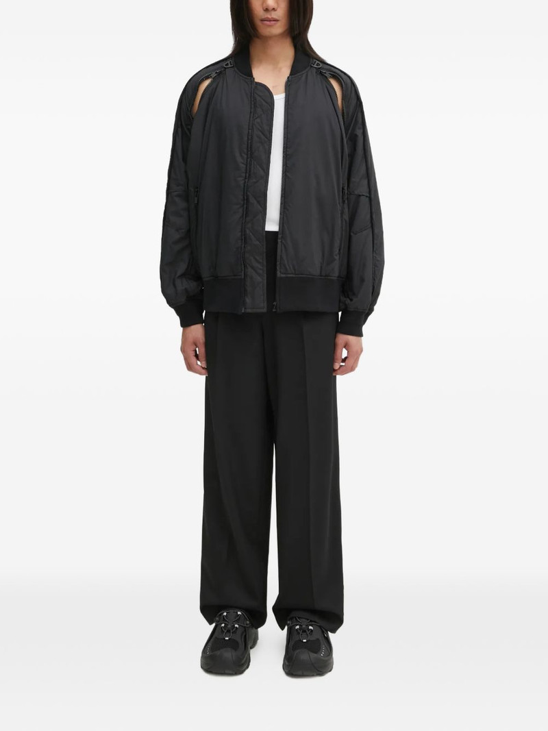 UNDERCOVER zip-detail bomber jacket outlook