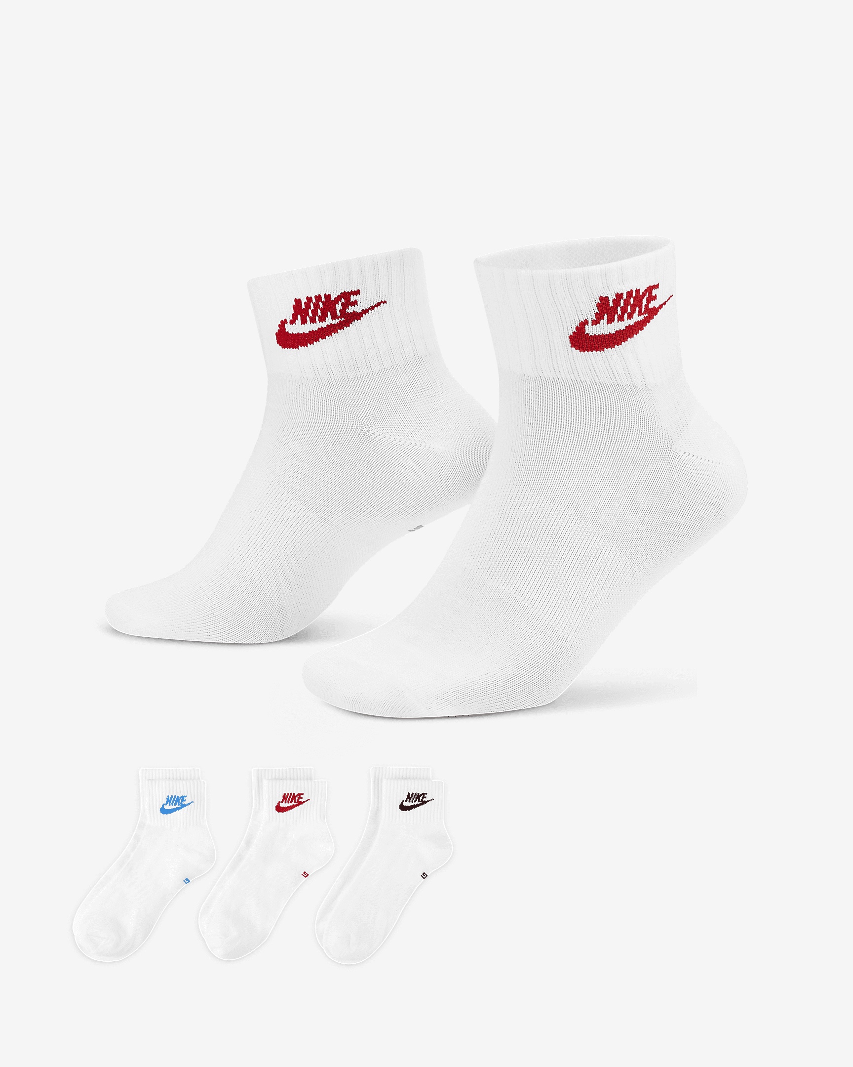 Nike Everyday Essential Ankle Socks (3 Pairs) - 1