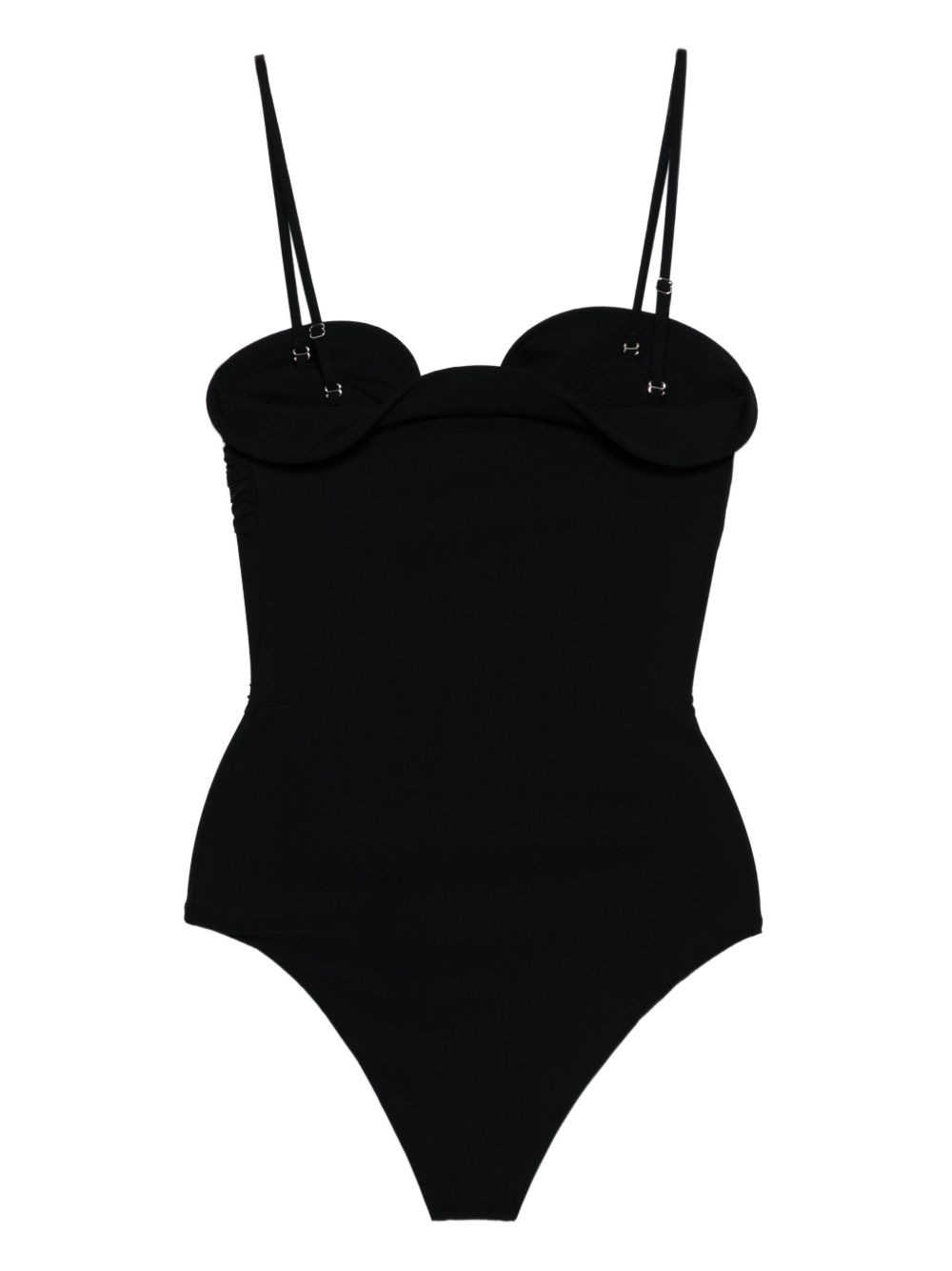rose-embellished swimsuit - 2