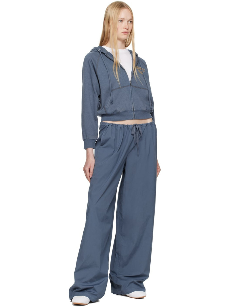 SKIMS Blue Cotton Poplin Straight Leg Pyjama Pants outlook