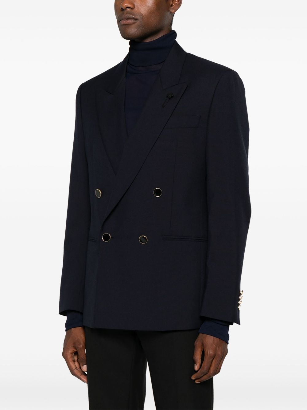 double-breasted blazer - 3