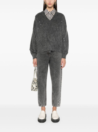 Brunello Cucinelli sequin-embellished sweater outlook