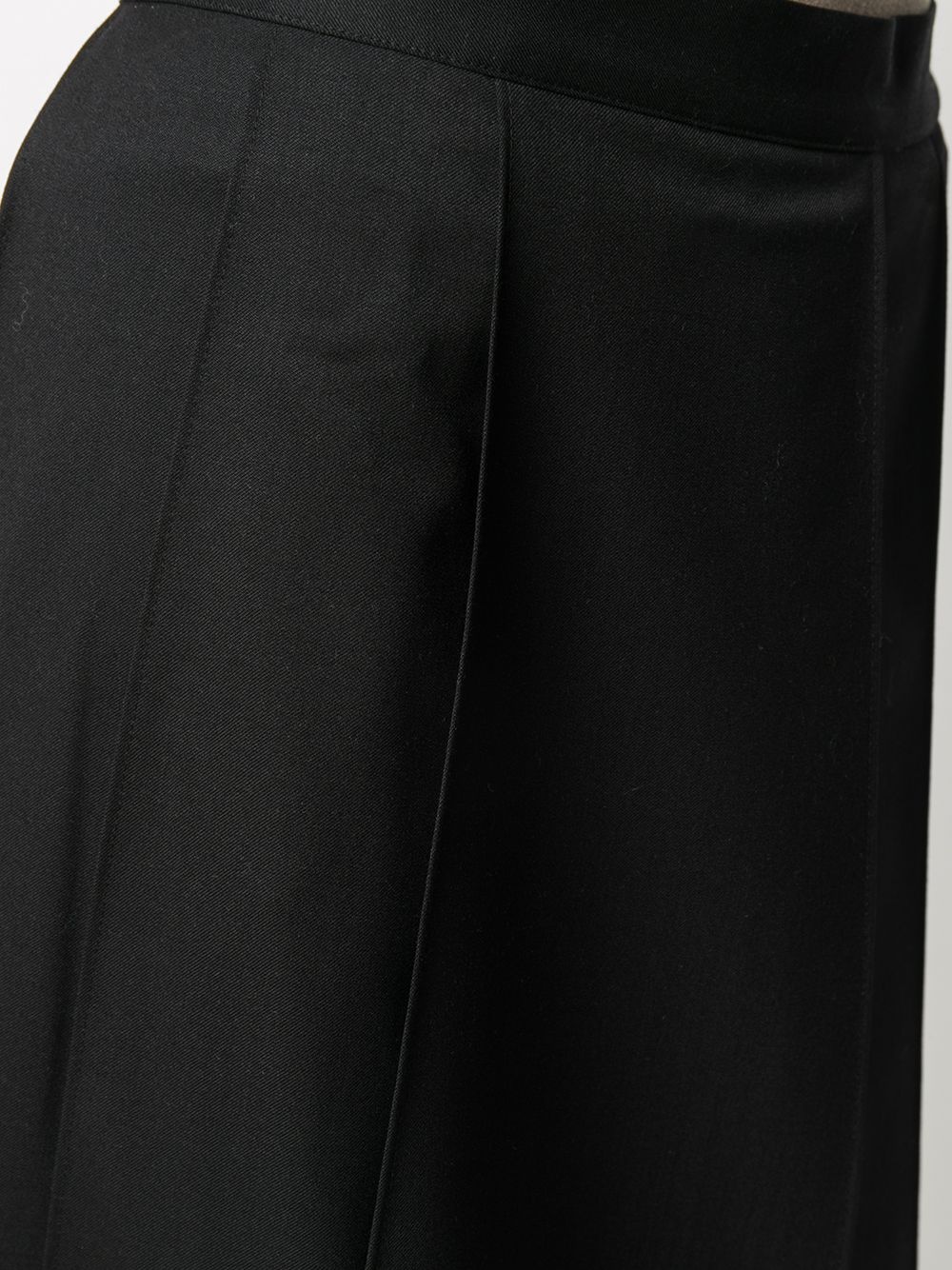 asymmetric pleated skirt trousers - 5