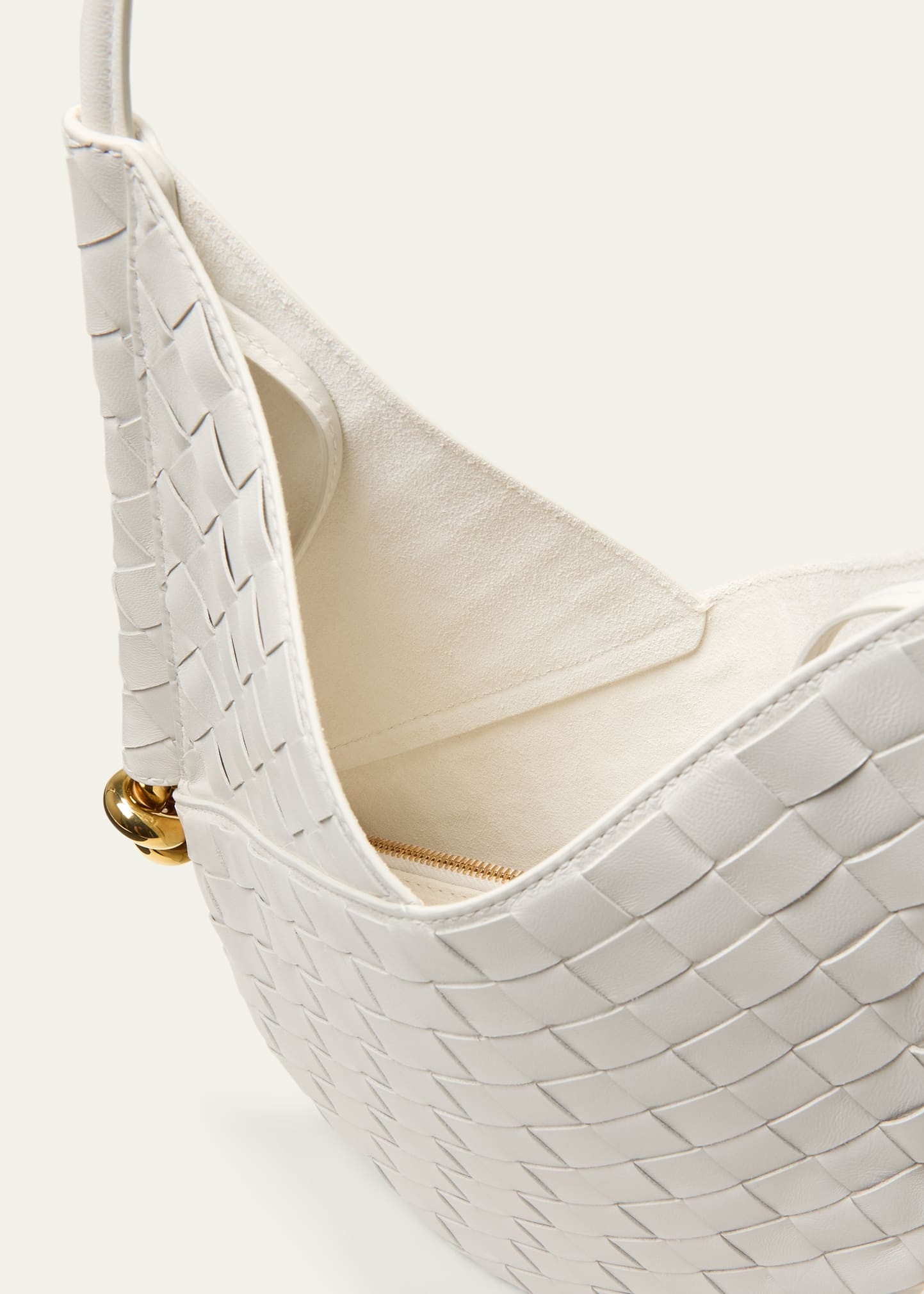Solstice Small Intrecciato Lambskin Shoulder Bag - 4