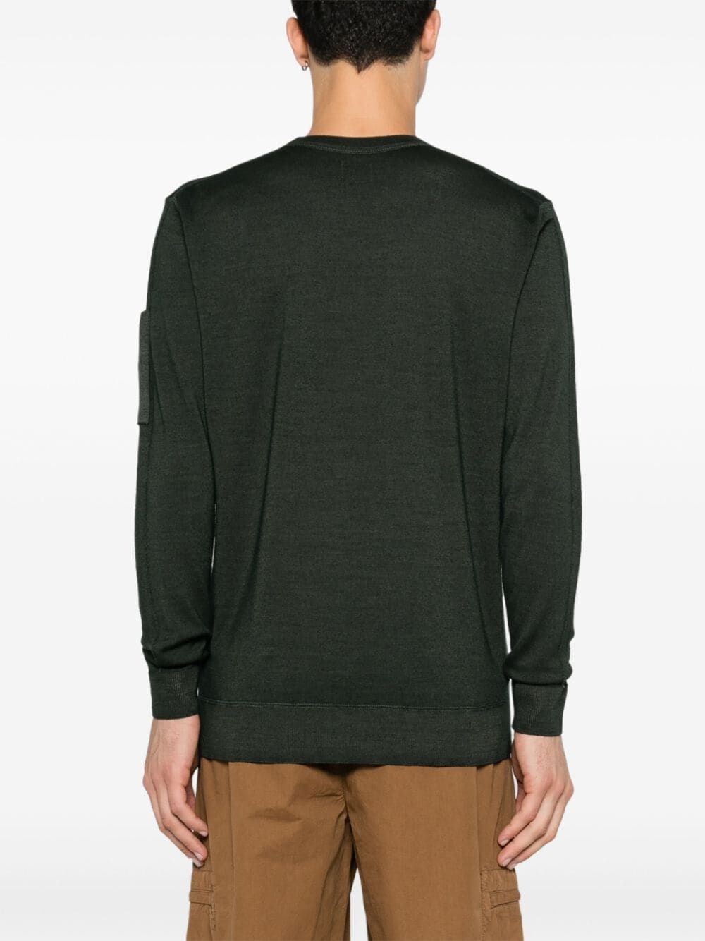 C.P. Company Knit Crew-Neck Sweater | spinnaker | REVERSIBLE