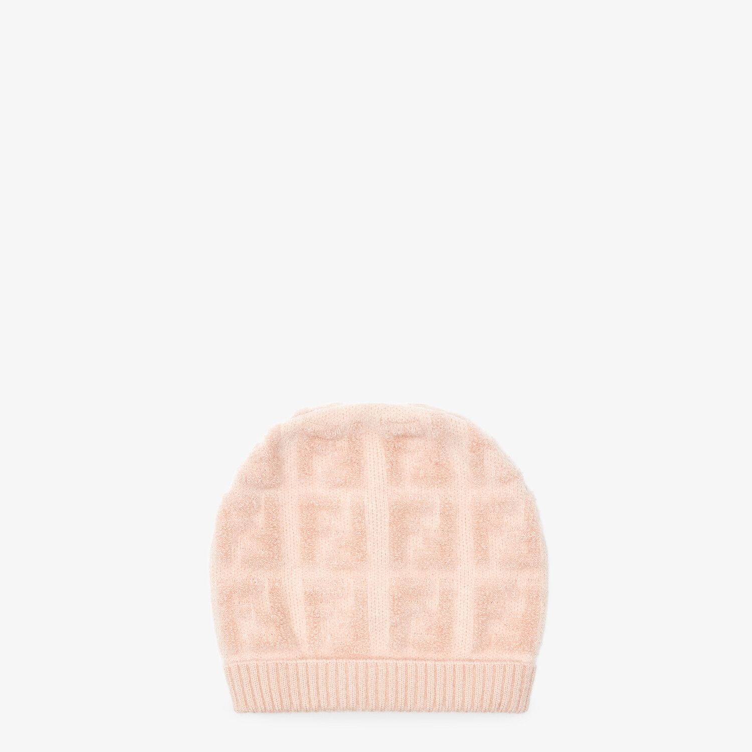 Pink knit hat - 1