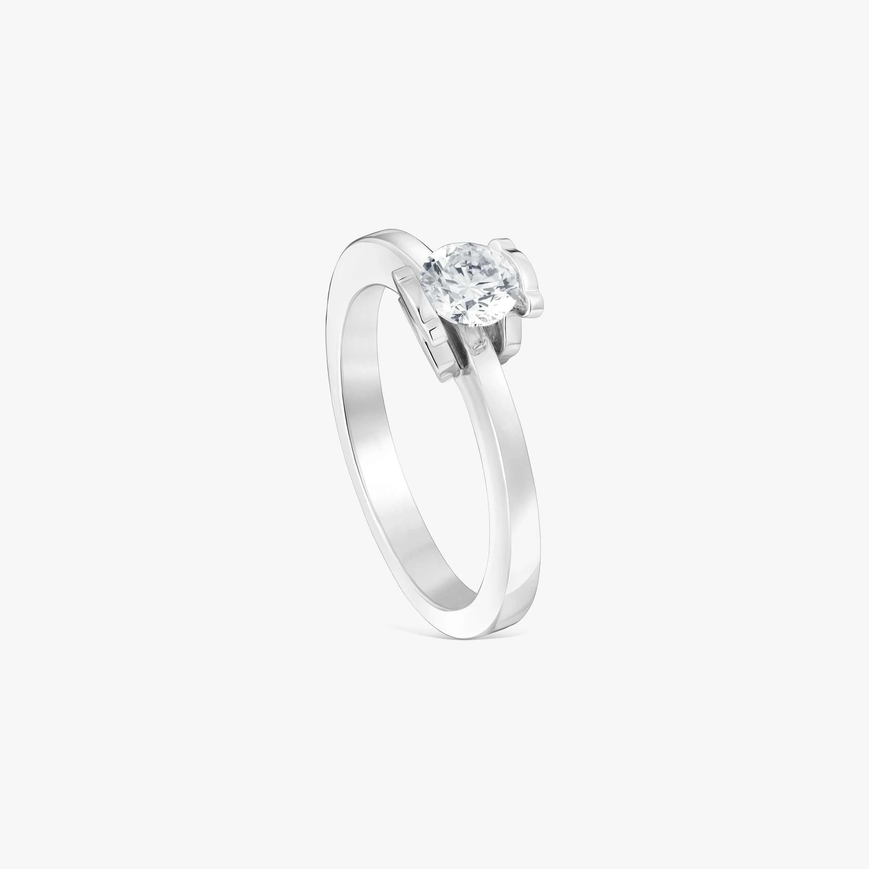 Platinum solitaire Ring with 0.50ct lab-grown diamond TOUS Sweet Diamonds LGD - 1