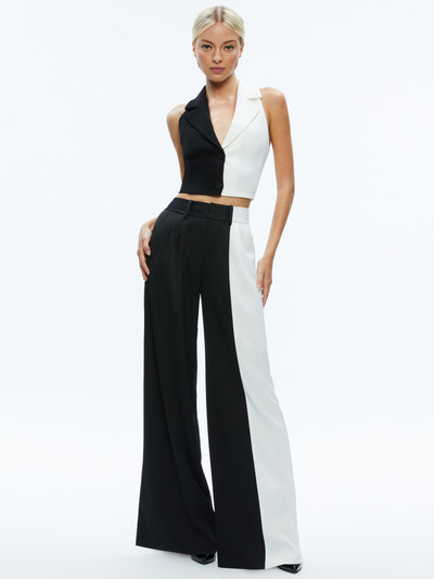 Alice + Olivia POMPEY COLOR BLOCK PANT outlook
