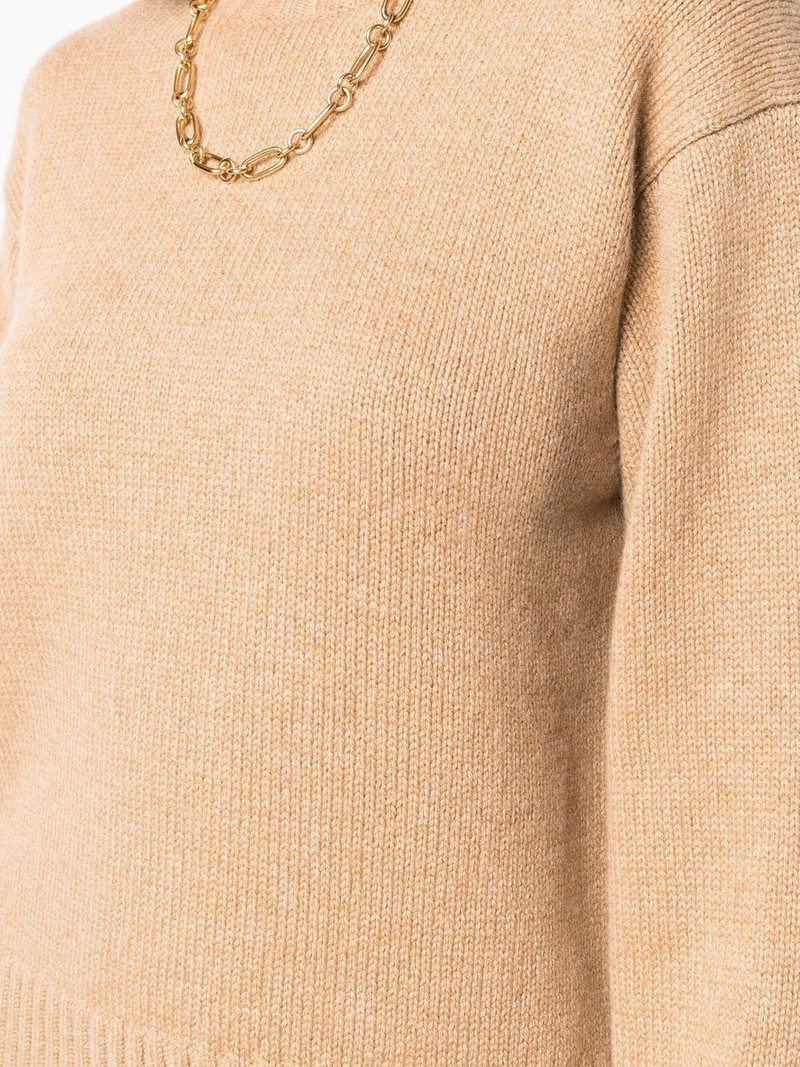 cashmere-blend knitted jumper 5