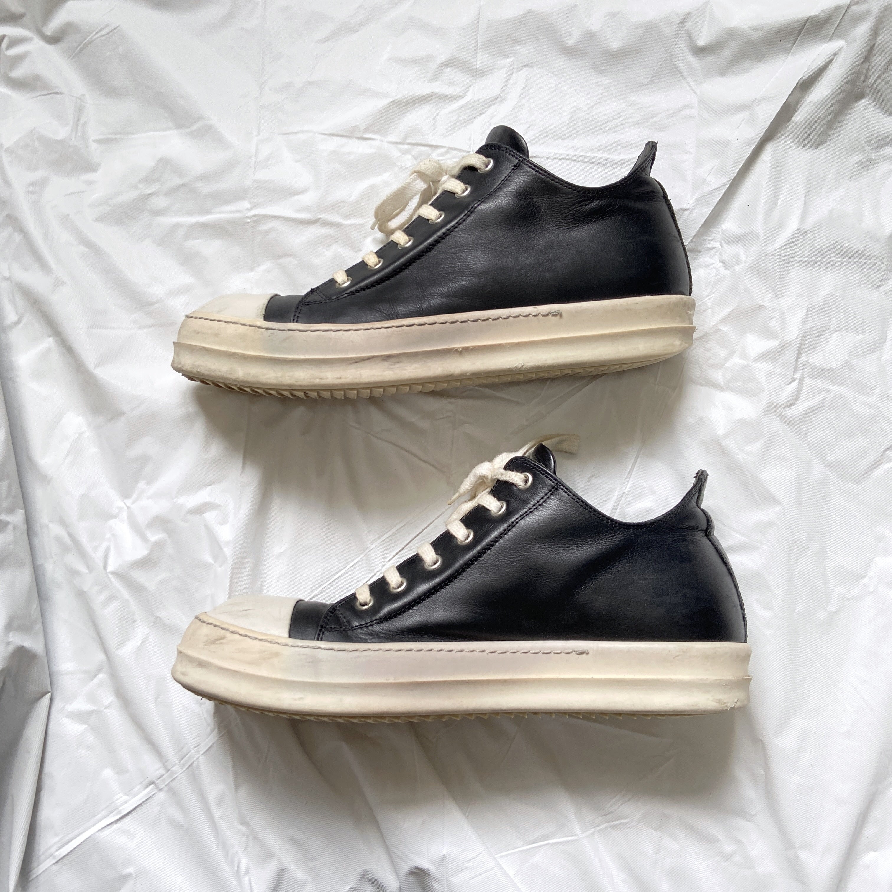 Rick Owens Leather Low Ramones 41 - 2