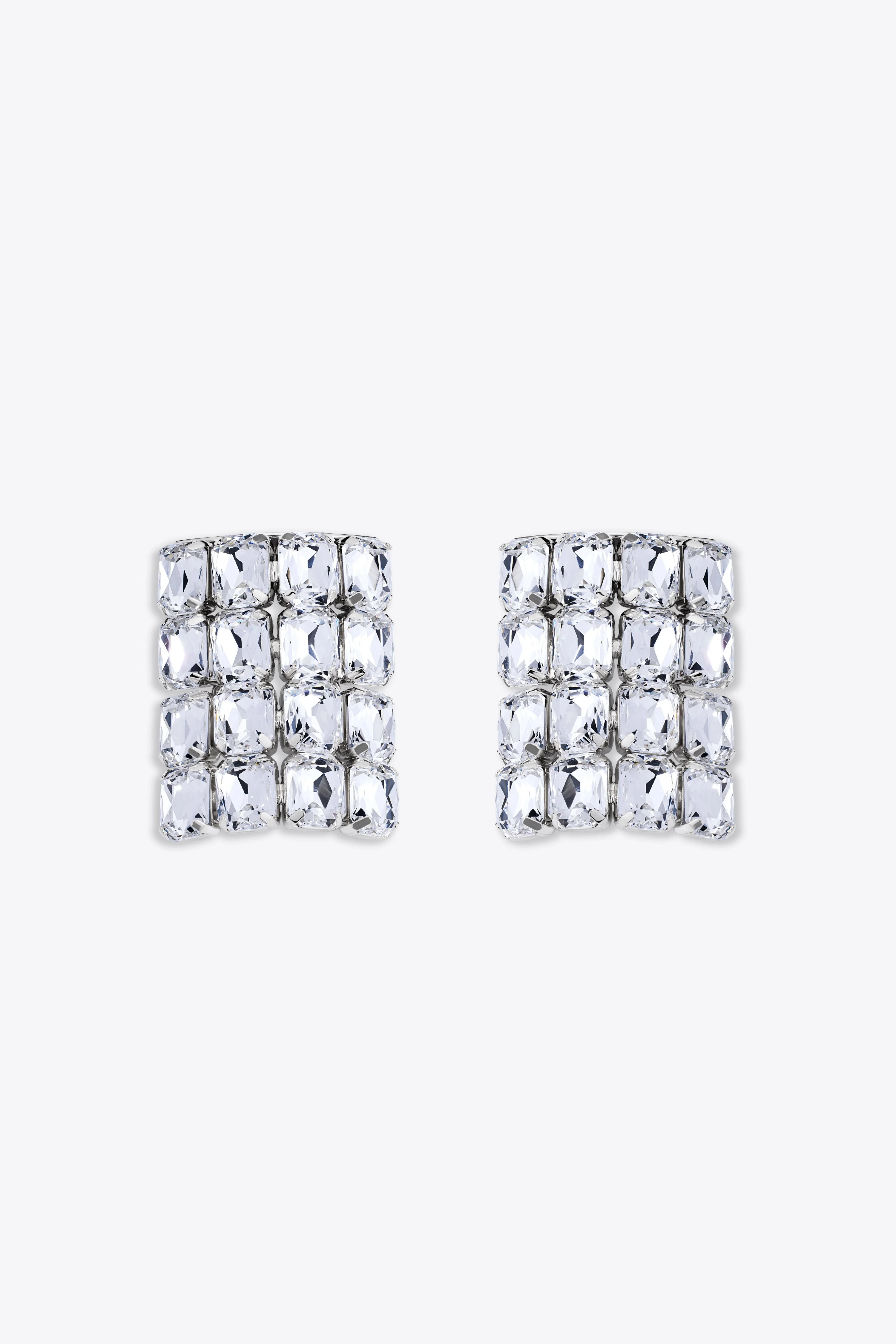 CRYSTAL PAVE EARRINGS - 1