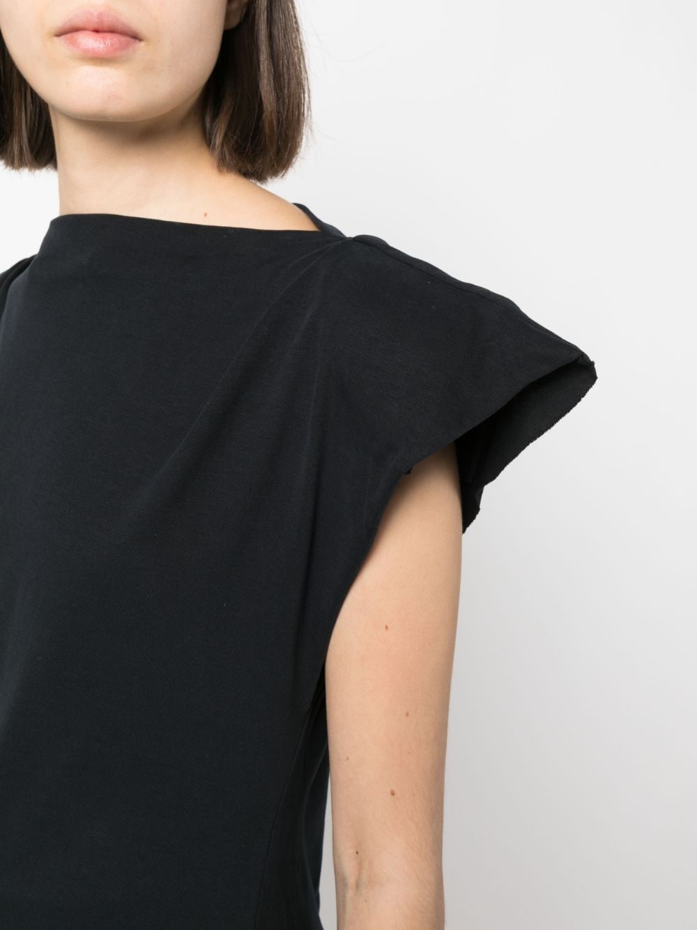 Sebani padded asymmetric T-shirt - 5