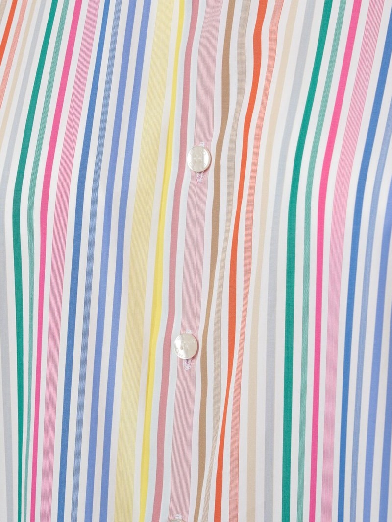 Striped poplin shirt - 5