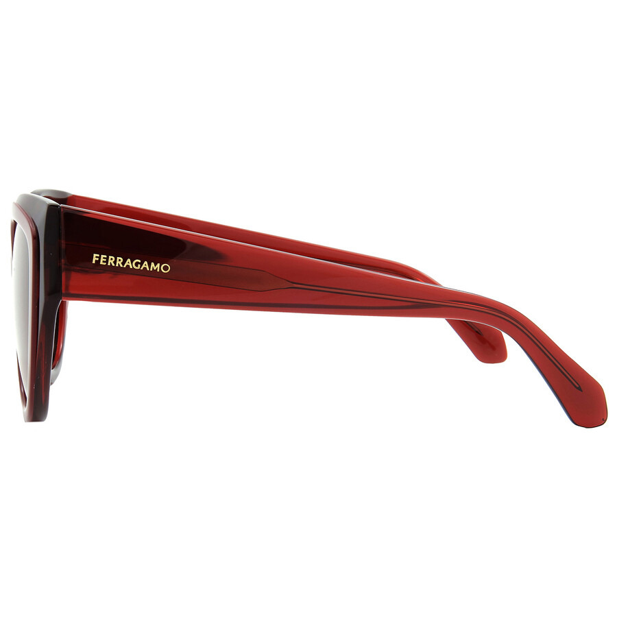 Ferragamo Burgundy Cat Eye Ladies Sunglasses SF2004S 618 53 - 3