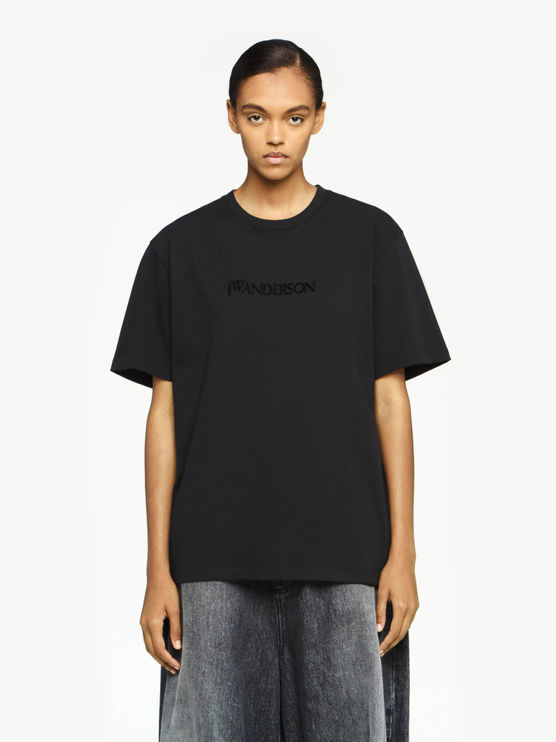 JW Anderson CLASSIC LOGO EMBROIDERY T-SHIRT outlook