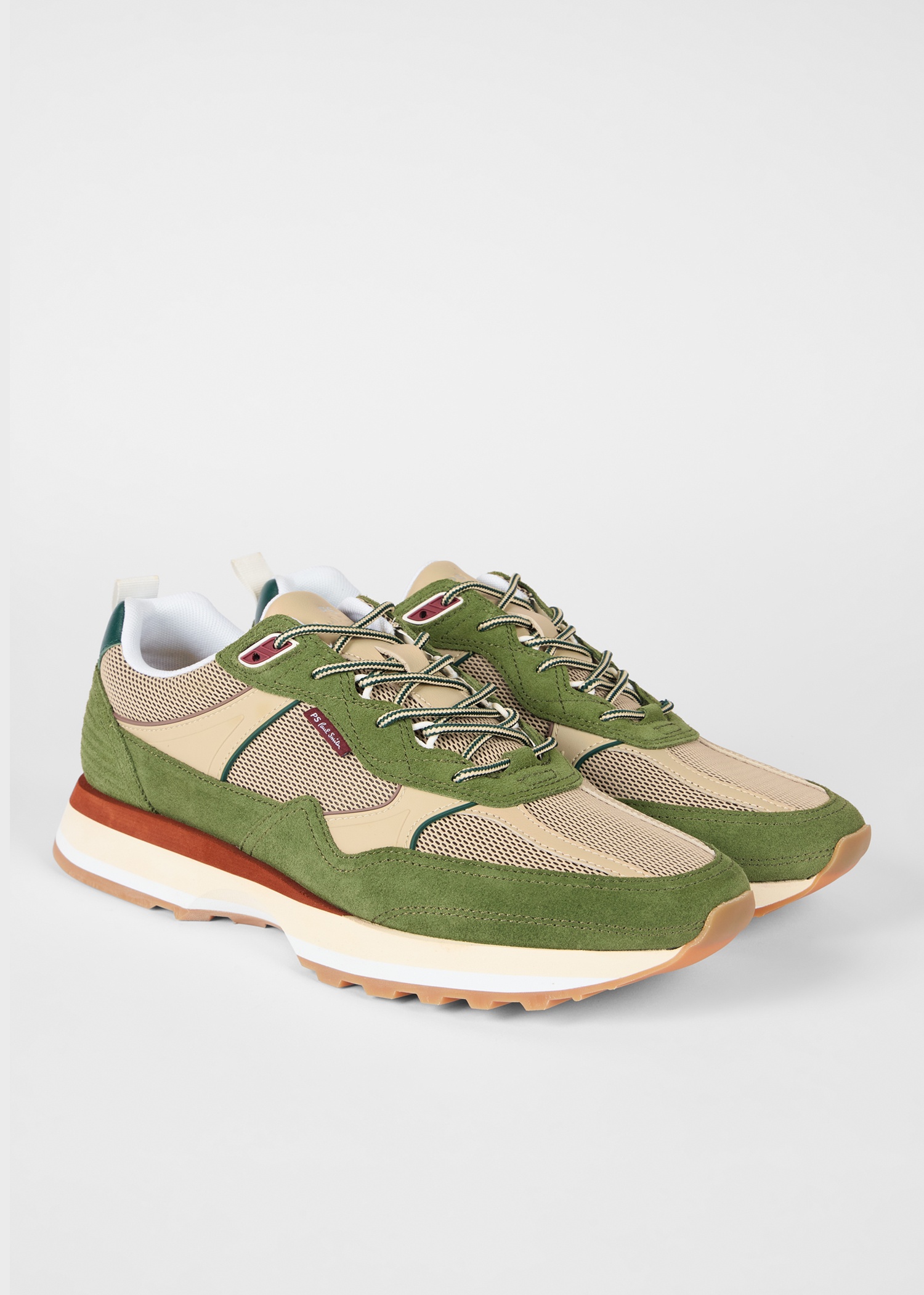 Khaki Suede 'Banks' Trainers - 4