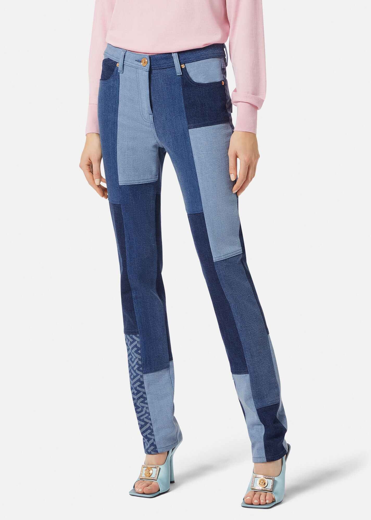 La Greca Denim Patchwork Jeans - 3