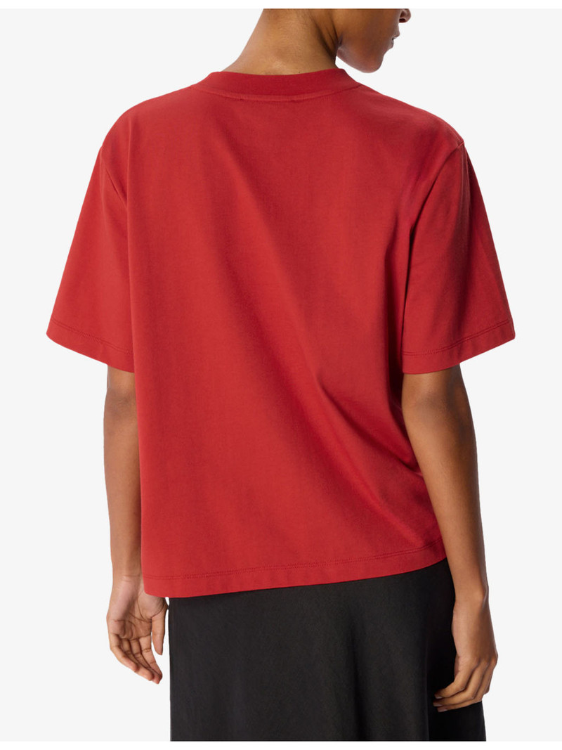 Posie Double-Trim Short-Sleeve Cotton T-Shirt 4