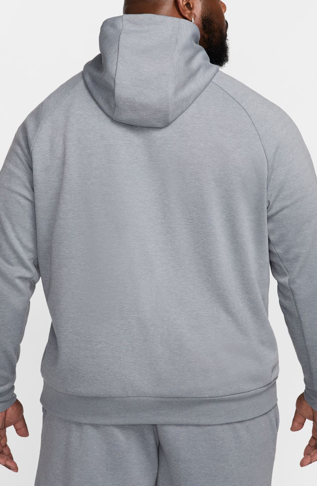 Nike Primary Dri-FIT Hoodie in Cool Grey/Heather at Nordstrom - 3
