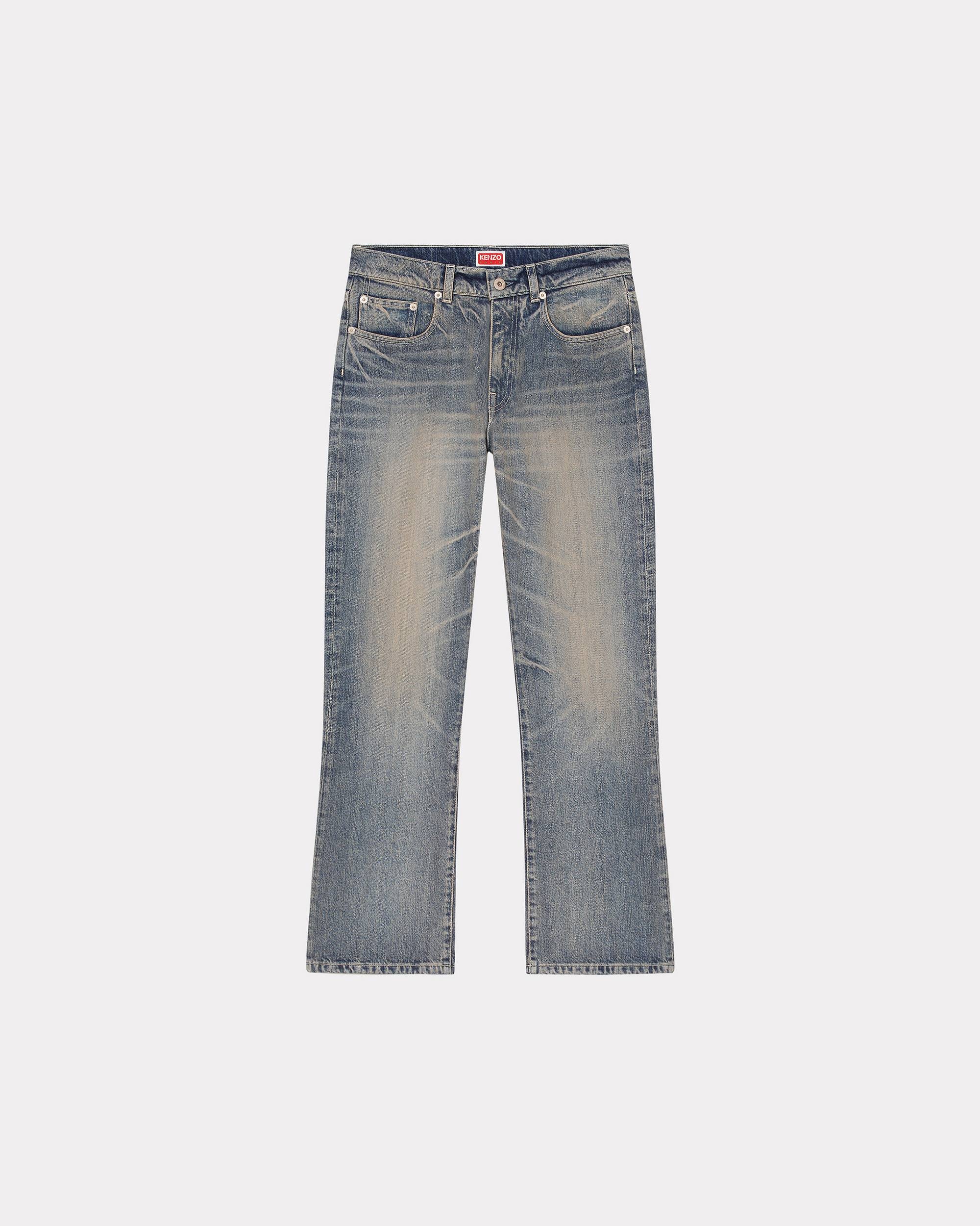 'BARA' cropped Japanese denim jeans - 1