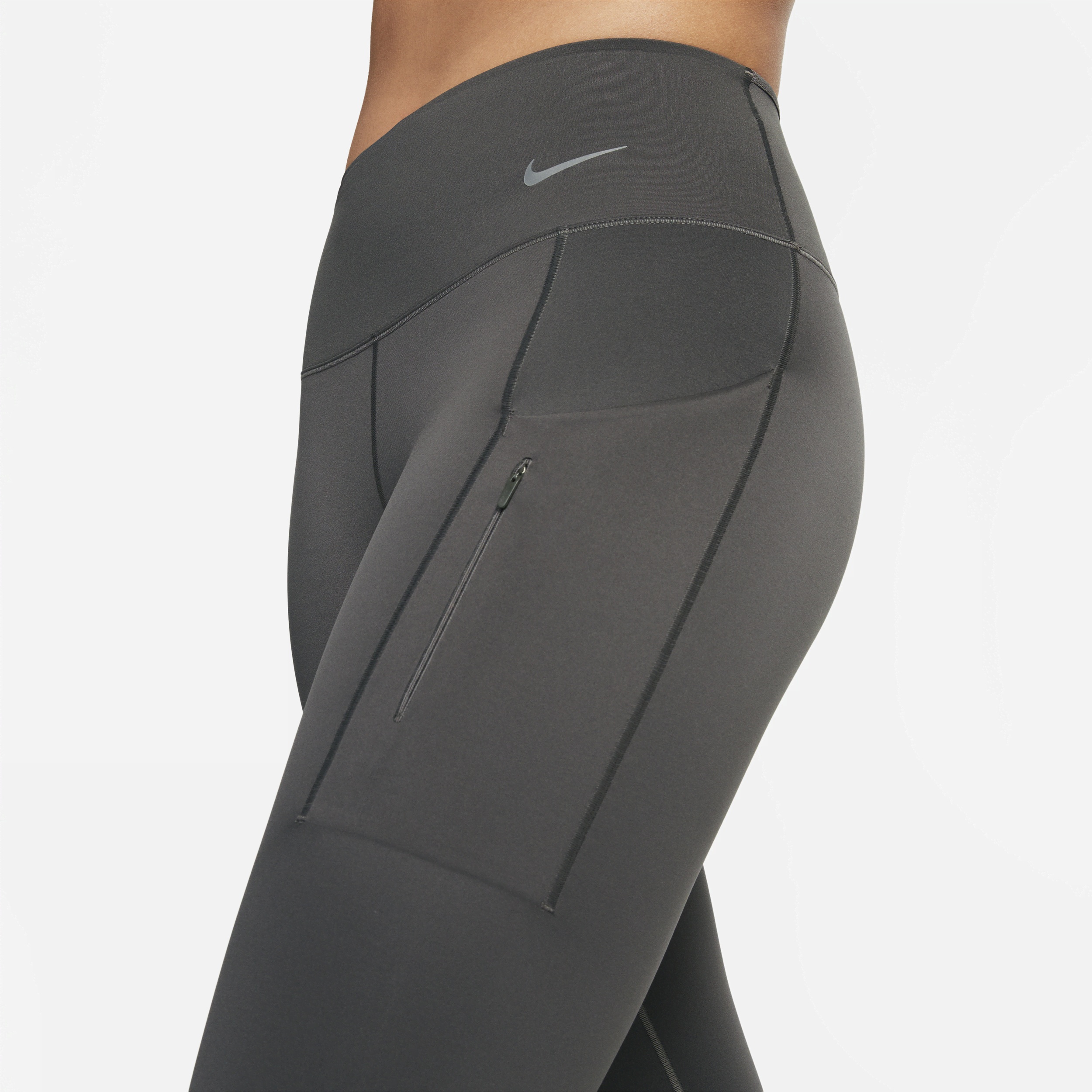 Nike Go Women's Firm-Support Mid-Rise Cropped Leggings with Pockets - 4