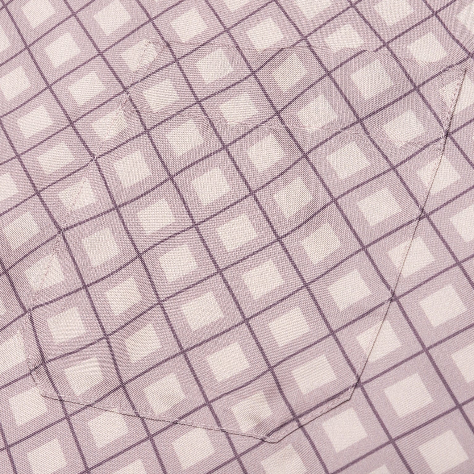 SILK S/S BUTTON UP - HAZE TILE - 4