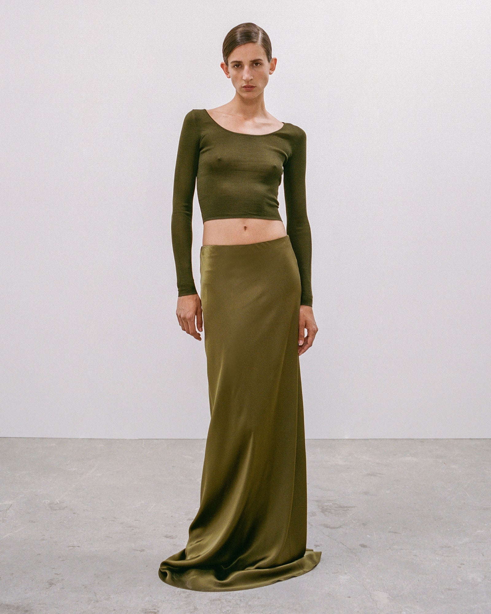 CLELIA SILK SKIRT - 5