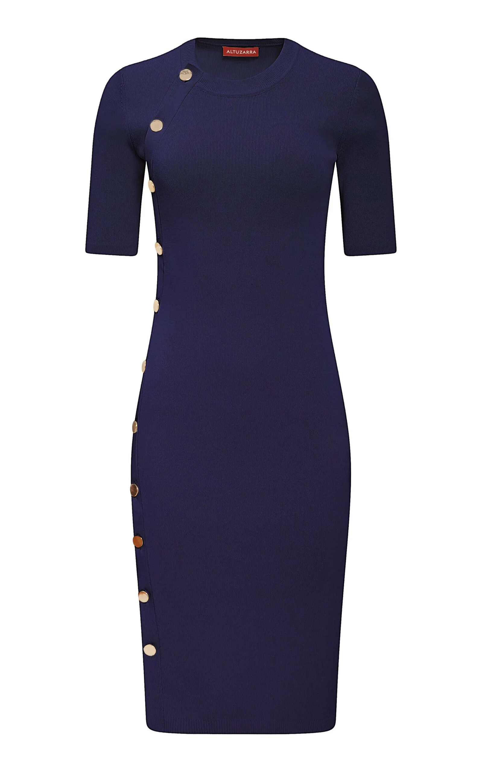 Minamoto Knit Dress blue - 1