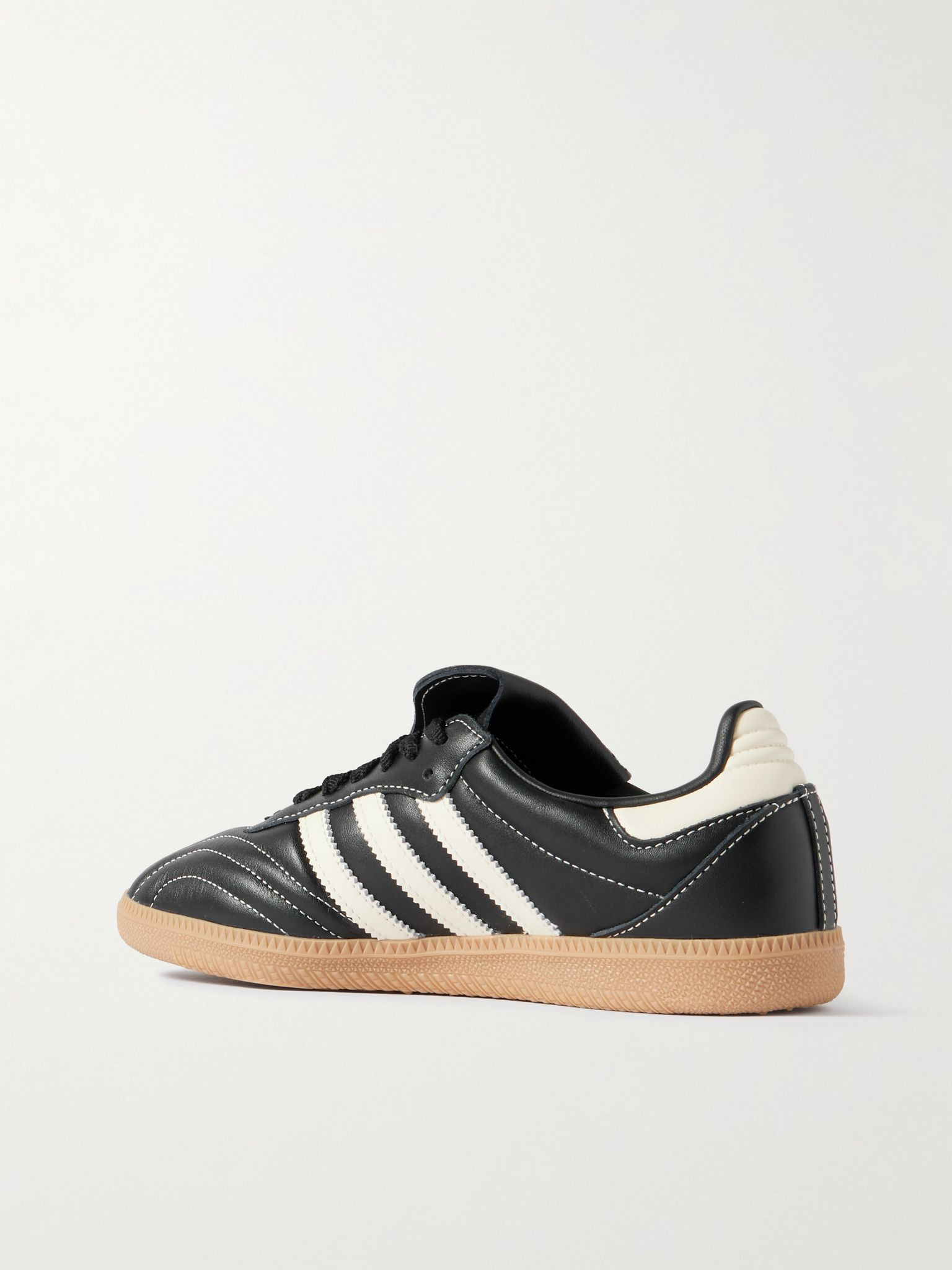 Samba LT leather sneakers Black - 3