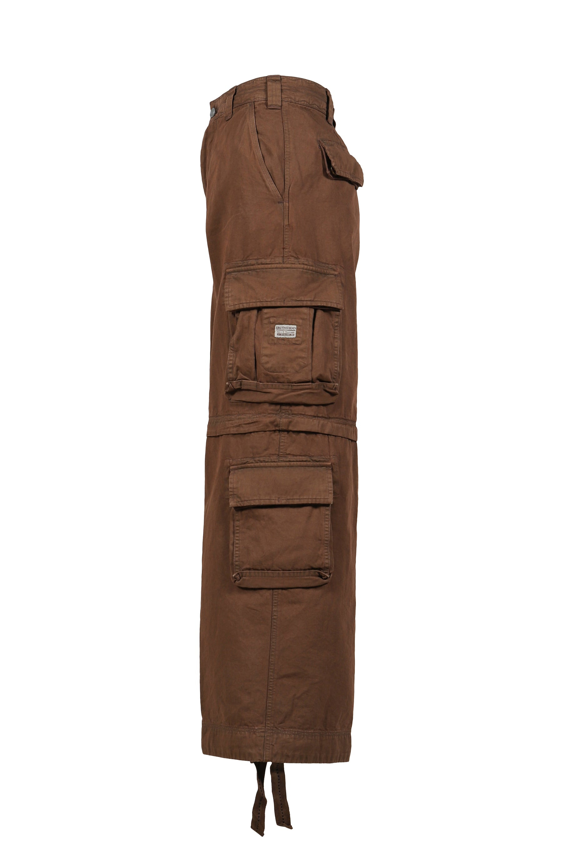 ZIP-OFF CARGO PANTS WOVEN / BRW - 3
