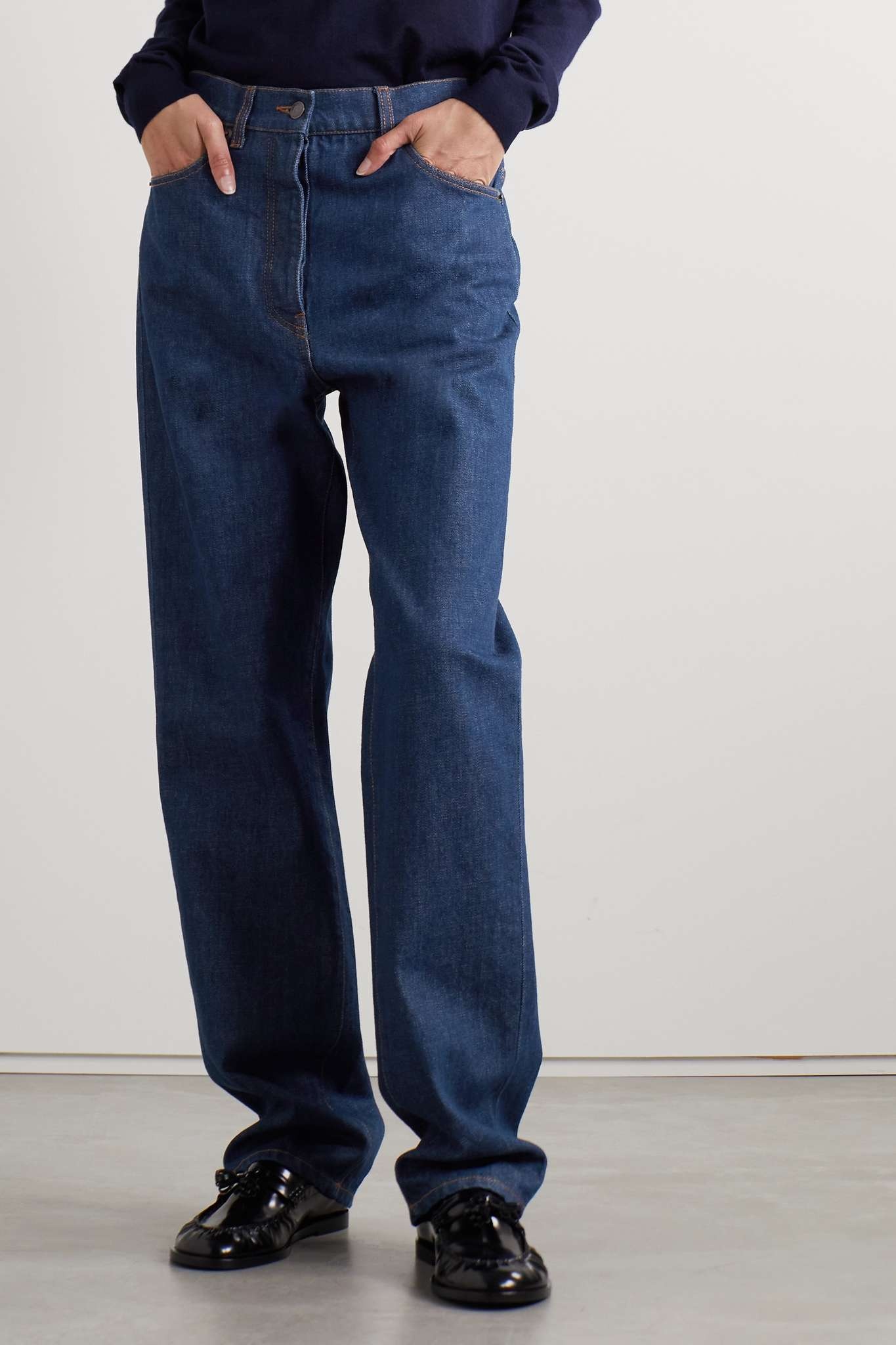 Borjis low-rise boyfriend jeans - 3