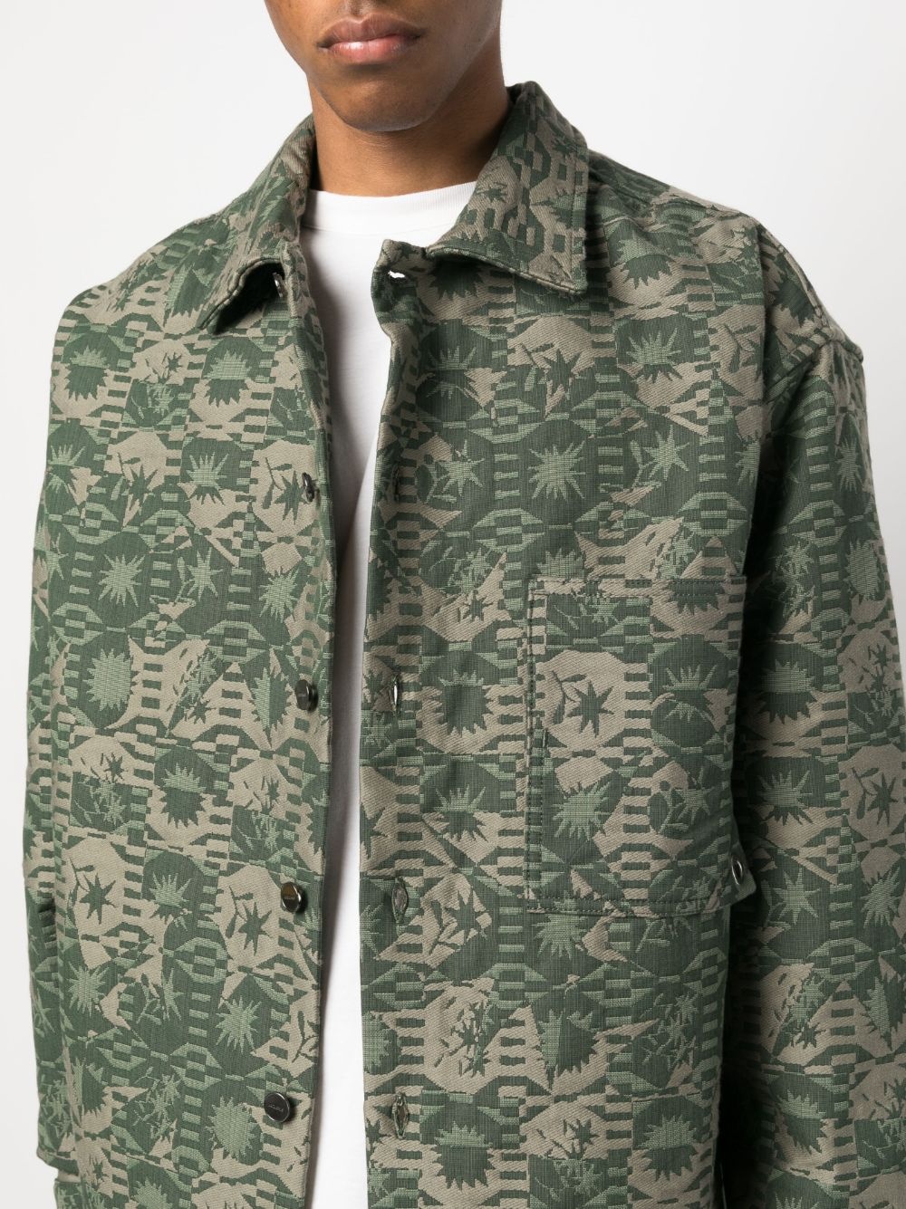 La surchemise Tecido jacquard shirt - 5