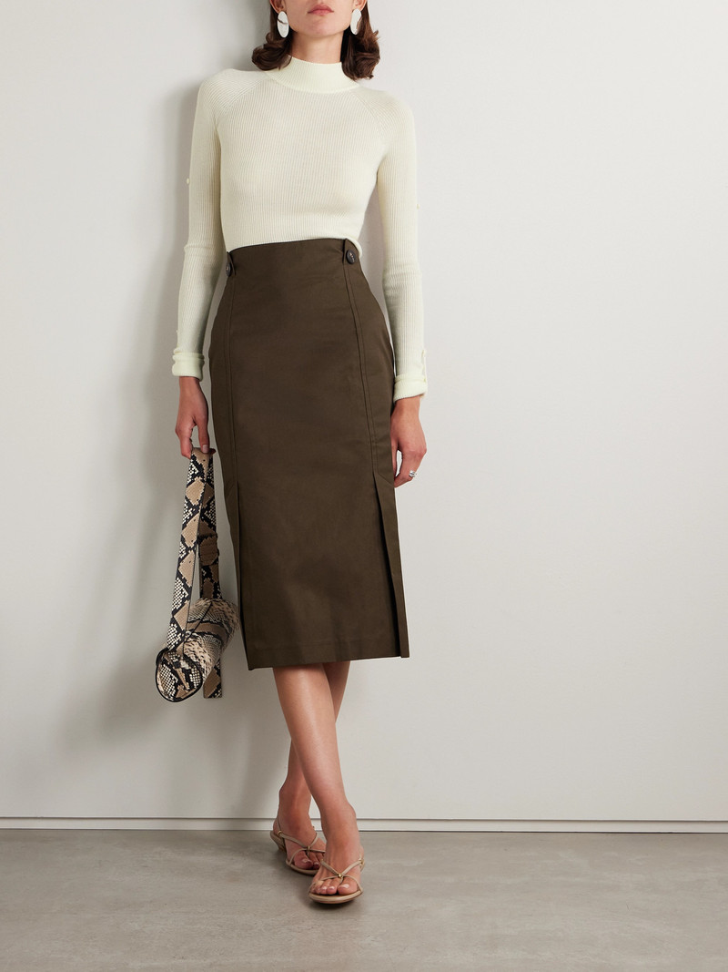 SA SU PHI Lupetto Ribbed Cashmere And Silk-blend Sweater outlook