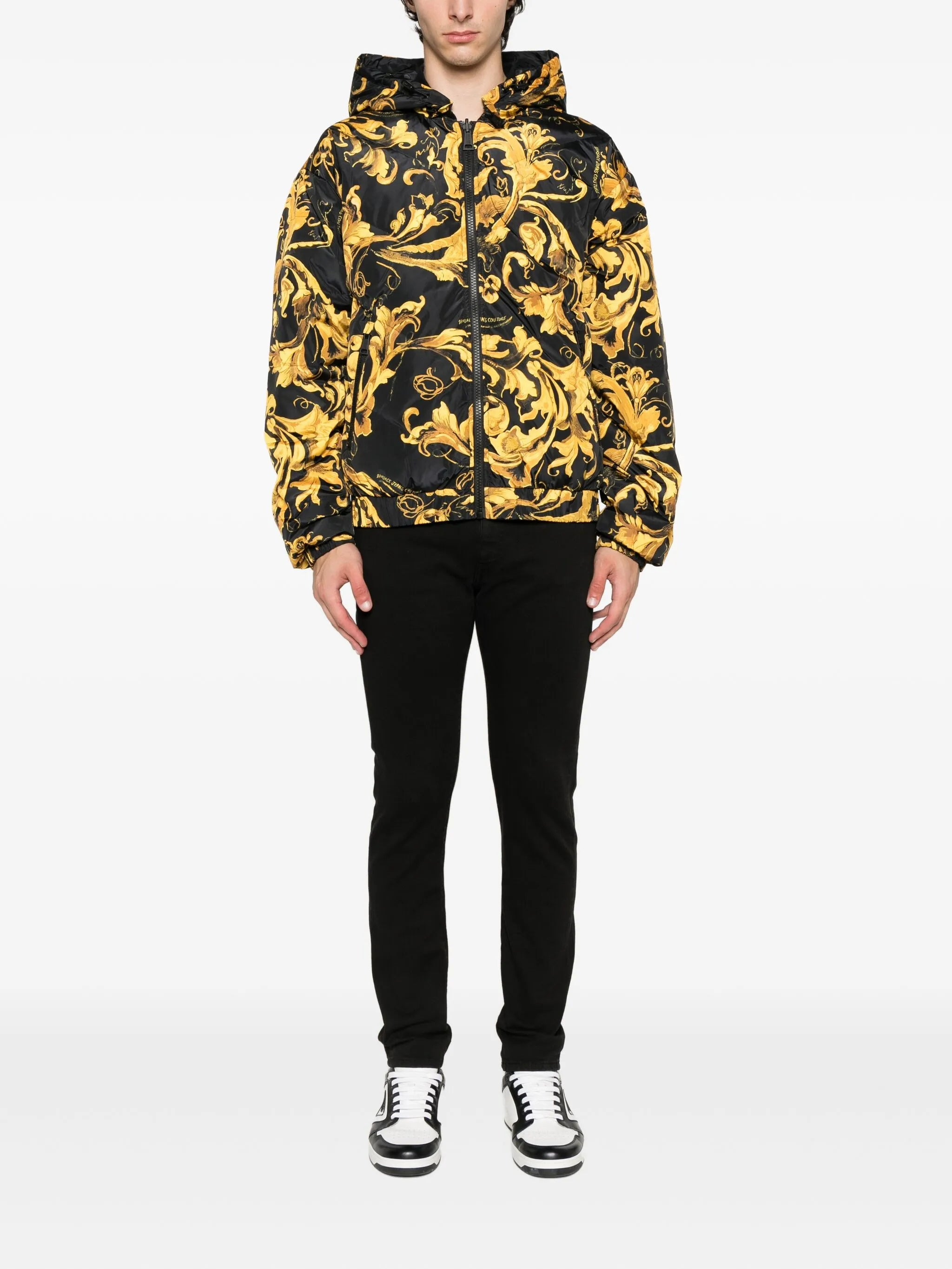 Versace Jeans Couture Baroque-print Hooded Jacket - 2