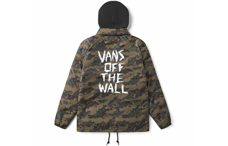 Men's Vans Stay Warm With Down Feather Athleisure Casual Sports Jacket Camouflage VN0A4BQ3T88 - 2