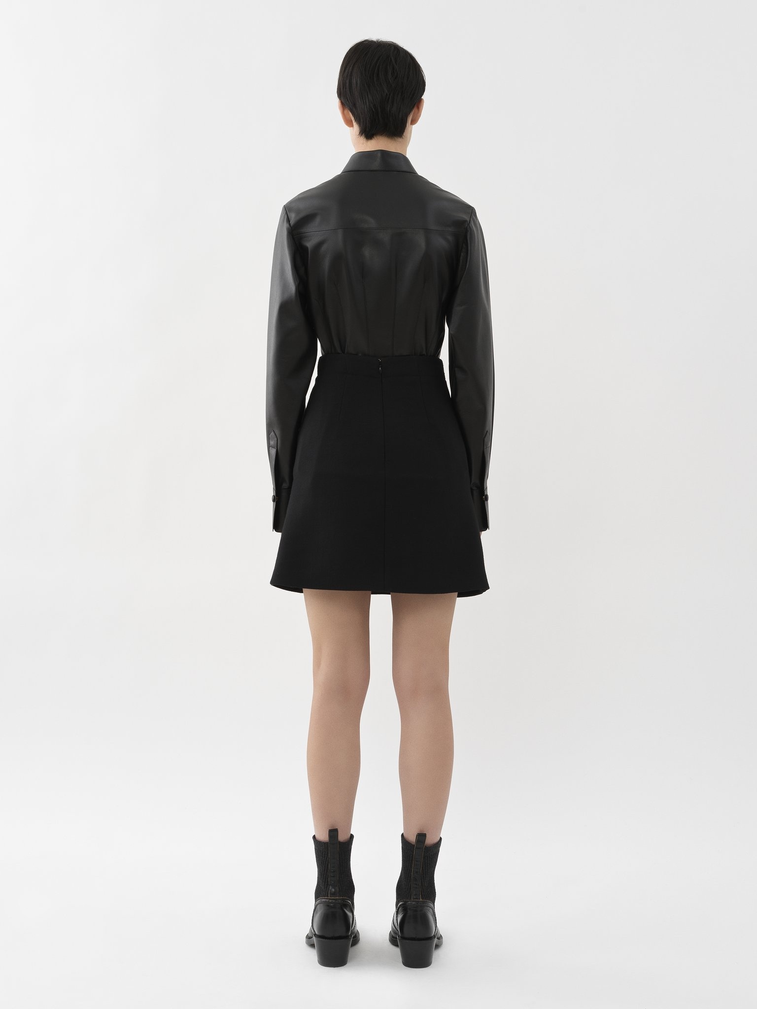 A-LINE MINI SKIRT - 5