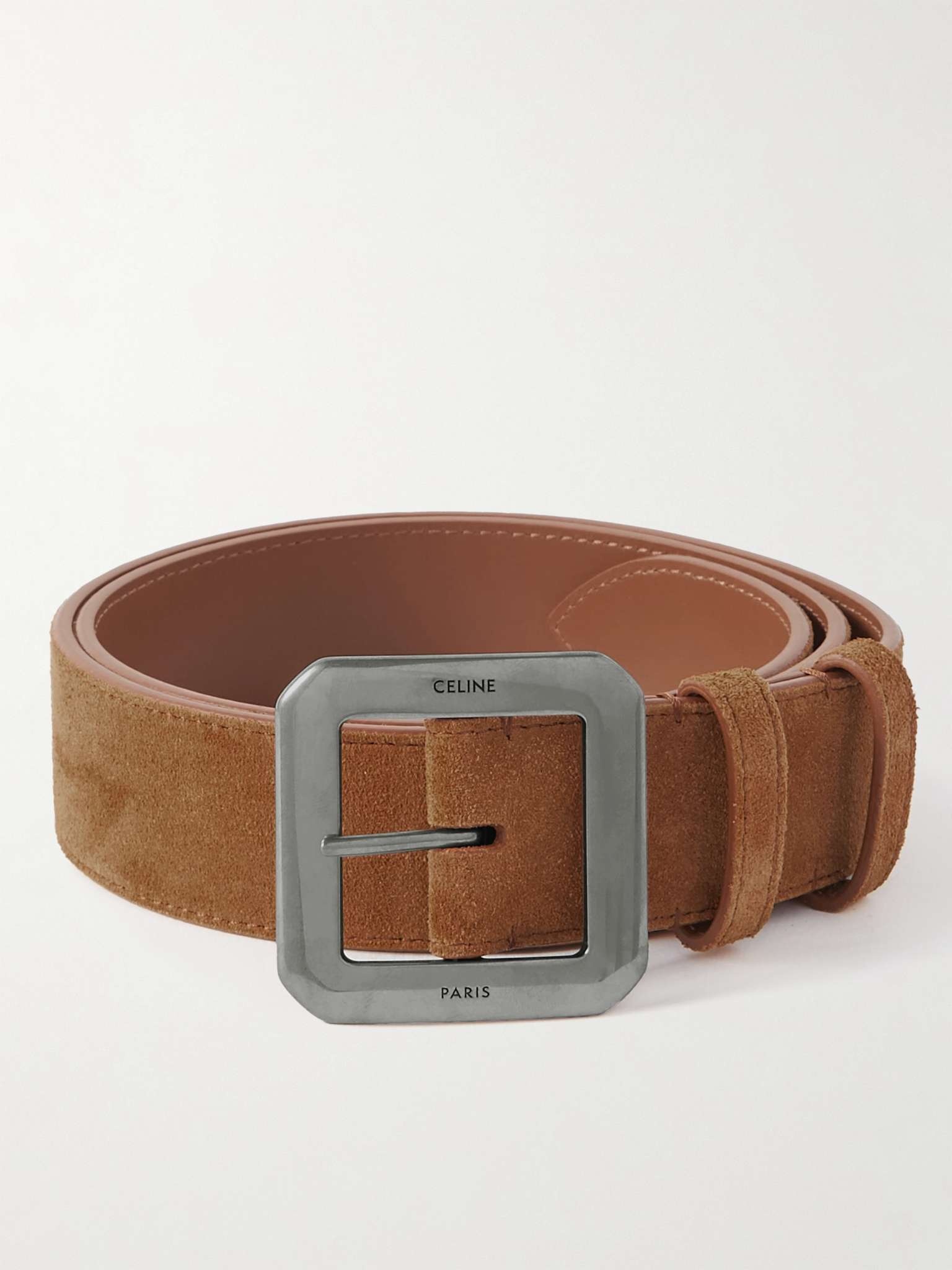 3.5 cm Suede Belt - 1