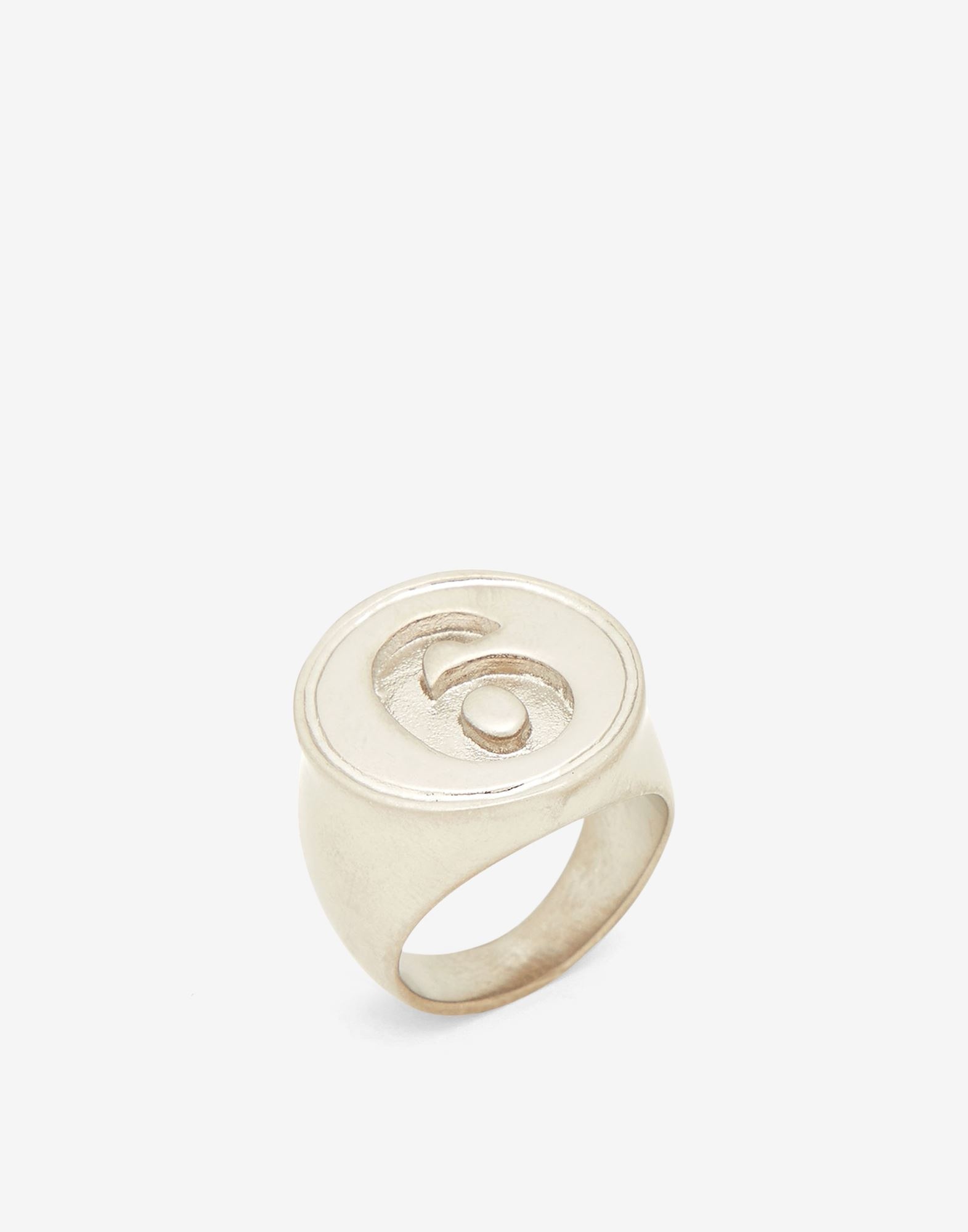 6 logo signet ring - 3