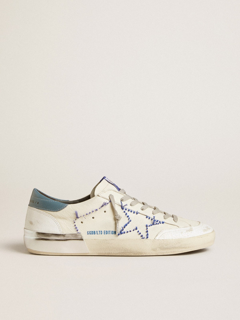 냅파의 Men’s Super-Star LTD, 자수 스타와 가죽 힙 탭 1