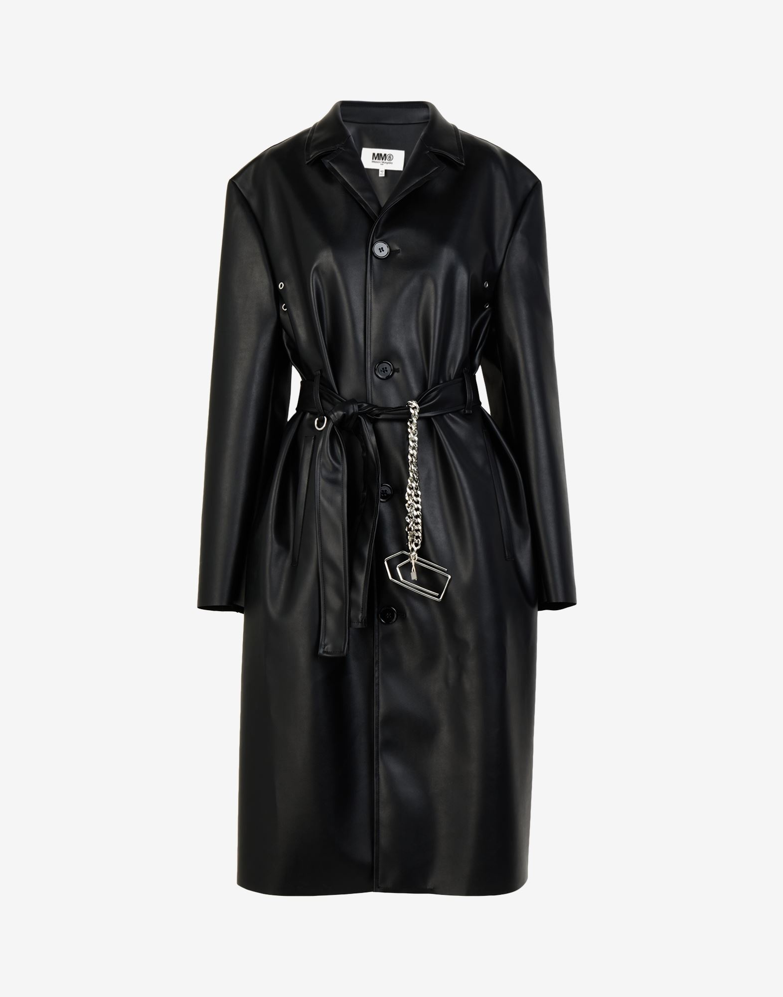 Faux leather coat - 1