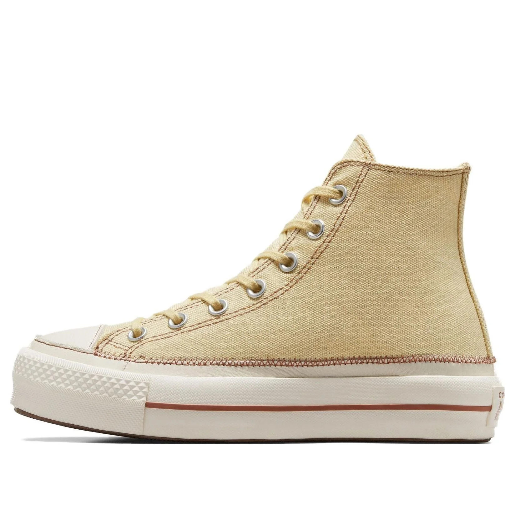 (WMNS) Converse Chuck Taylor All Star Lift Platform 'Yellow Brown' A04659C - 1